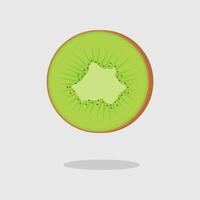 kiwi tranche vecteur illustration