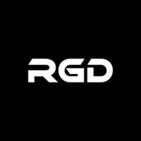 RGD lettre logo conception, inspiration pour une unique identité. moderne élégance et Créatif conception. filigrane votre Succès avec le frappant cette logo. vecteur