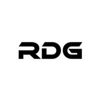 rdg lettre logo conception, inspiration pour une unique identité. moderne élégance et Créatif conception. filigrane votre Succès avec le frappant cette logo. vecteur