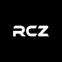 Rcz lettre logo conception, inspiration pour une unique identité. moderne élégance et Créatif conception. filigrane votre Succès avec le frappant cette logo. vecteur