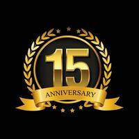 15 anniversaire logo vecteur