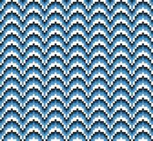 monochrome géométrique la grille pixel art Contexte moderne bleu abstrait mosaïque texture vecteur