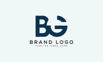 lettre bg logo conception vecteur modèle conception pour marque