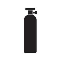 gaz cylindre logo icône, vecteur illustration conception