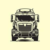 un camion tête vecteur, illustration de une un camion vecteur