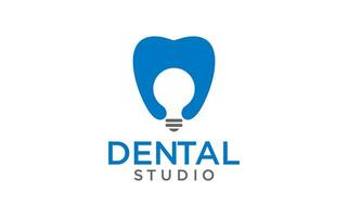 dentaire studio vecteur logo conception. dentiste