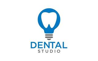 dentaire studio vecteur logo conception. dentiste