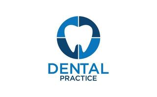 dentaire entraine toi vecteur logo conception. dentiste logo