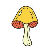 champignon icône vecteur illustration