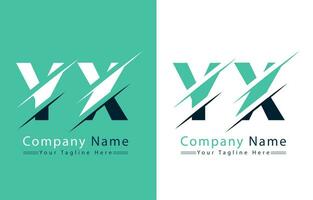 yx lettre logo vecteur conception concept éléments