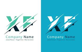 xf lettre logo vecteur conception concept éléments