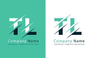 tl lettre logo conception concept. vecteur logo illustration