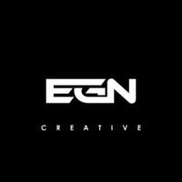 egn lettre initiale logo conception modèle vecteur illustration