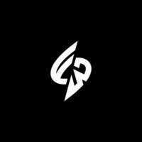 fw monogramme logo esport ou jeu initiale concept vecteur