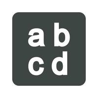 contribution Latin minuscule icône vecteur image. adapté pour mobile applications, la toile applications et impression médias.