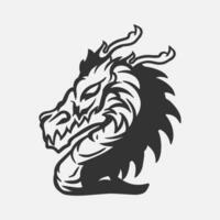dragon illustration pour affaires marque logos, loisirs, clubs, ou autocollants et T-shirt dessins vecteur
