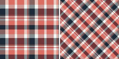 modèle sans couture Contexte de vérifier vecteur tartan avec une en tissu textile texture plaid.