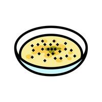 avgolemono soupe grec cuisine Couleur icône vecteur illustration