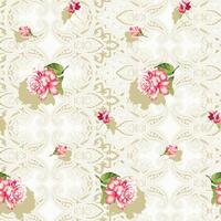 abstrait conception de texturé fleurs prêt pour textile impressions. vecteur