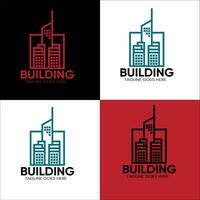 logo de construction pour entreprise de construction, impression avec vecteur premium de concept moderne