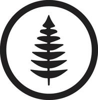 fleur ou feuille logo dans une minimaliste style pour décoration vecteur