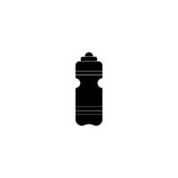 en buvant l'eau bouteille logo icône conception pour des sports vecteur