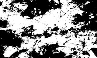 noir et blanc grunge Contexte avec peindre éclaboussures vecteur