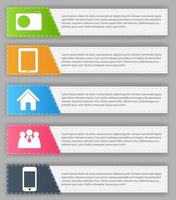 illustration vectorielle de modèle d'entreprise infographique vecteur