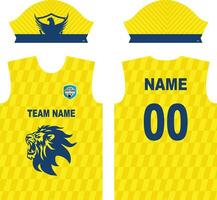 des sports Jersey conception sublimation vecteur