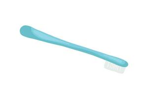 dentaire concept. brosse à dents avec dentifrice isolé. plat conception, se soucier santé, hygiène sain, vecteur illustration eps 8