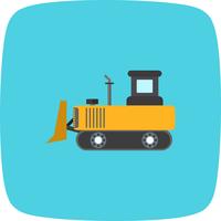 icône de vecteur de bulldozer