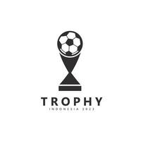 champions trophée pour gagnant prix logo conception inspiration vecteur
