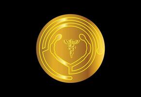 santé, médical ligne icône conception soins de santé Icônes - intelligent médical logo concept conception vecteur