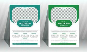médical prospectus modèle conception, brochure pour médical, soins de santé affaires prospectus vecteur