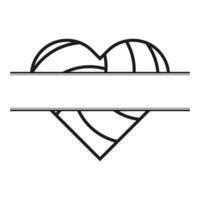 volley-ball monogramme silhouette, volley-ball monogramme vecteur, volley-ball logo illustration, des sports monogramme vecteur, des sports logo silhouette, des sports logo illustration, illustration agrafe art, vecteur