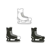 patinage chaussure vecteur, patinage chaussure illustration, des sports illustration, patinage chaussure, vecteur, la glace patinage chaussure silhouette, silhouette, des sports silhouette, Jeu vecteur, Jeu tournoi, le hockey tournoi vecteur