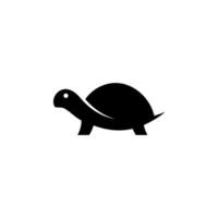 Facile tortue icône illustration vecteur