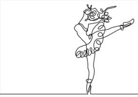 ballet Danseur ballerine. vecteur illustration