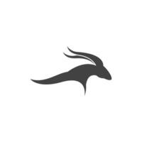icône de vecteur de modèle de logo de chèvre