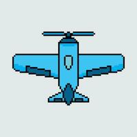 pixel art avion illustration vecteur