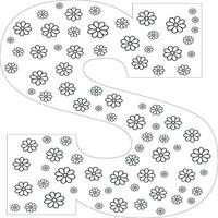 s lettre modèle coloration page vecteur