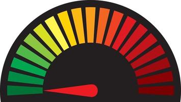 icône du compteur de vitesse du tableau de bord vecteur