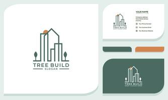 minimal et Facile maison icône vecteur logo avec magnifique plante arbre fleur, biologique loger, chalet forêt conception et affaires carte