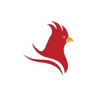 modèle de logo de coq vecteur