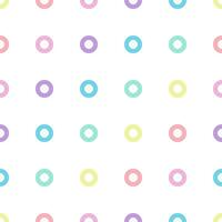 magnifique pastel coloré polka point couches pour enfants, pastel Donut modèle tissu. vecteur