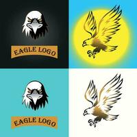 Aigle logo templete vecteur