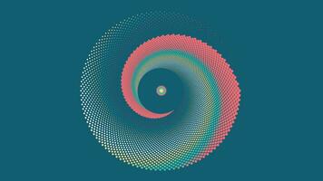 s'abstenir spirale rond à pois vortex logotype Contexte dans foncé bleu couleur. vecteur