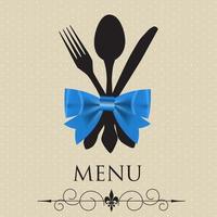 le concept de menu de restaurant. illustration vectorielle vecteur