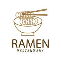 ramen illustration logo vecteur