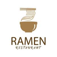 ramen illustration logo vecteur